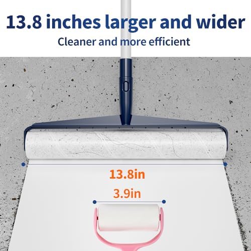 Hohoky 138in Extra Sticky Lint Roller 6 Rolls Total 360 Sheets