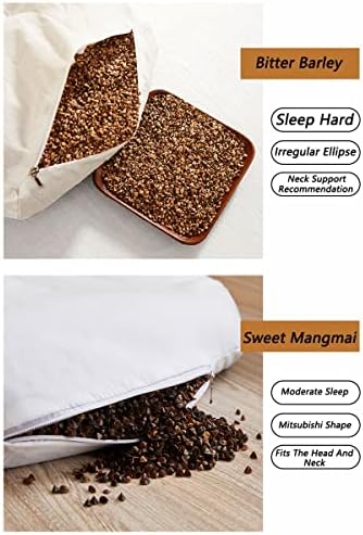 ZHIWEIKJ Buckwheat Neck Pillow for Sleep and Travel