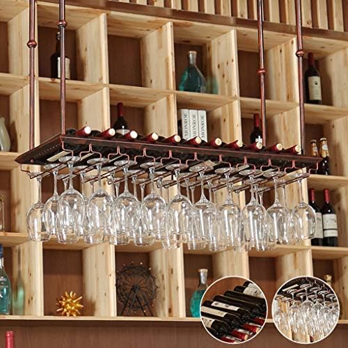 Industrial Style Wall Mounted Wine Rack Organizer