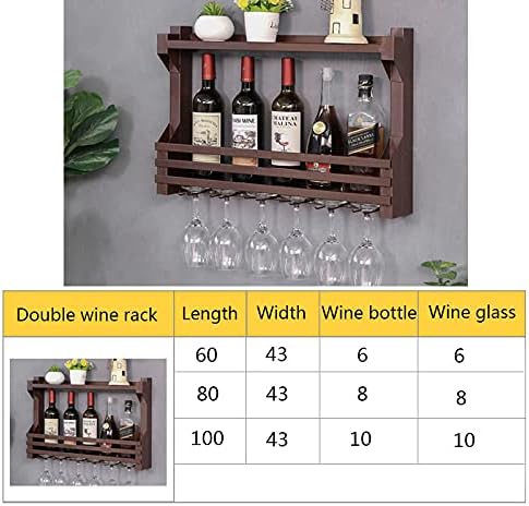 ZJDYDY Wall-Mounted Wine Rack for Home and Kitchen