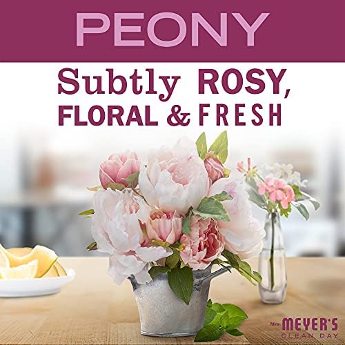 Mrs Meyers Clean Day Dish Soap Refill Peony 48 fl oz