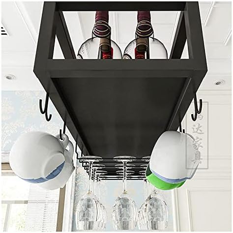 ALDEPO Upside Down Wine Rack - Space-Saving Ceiling Storage