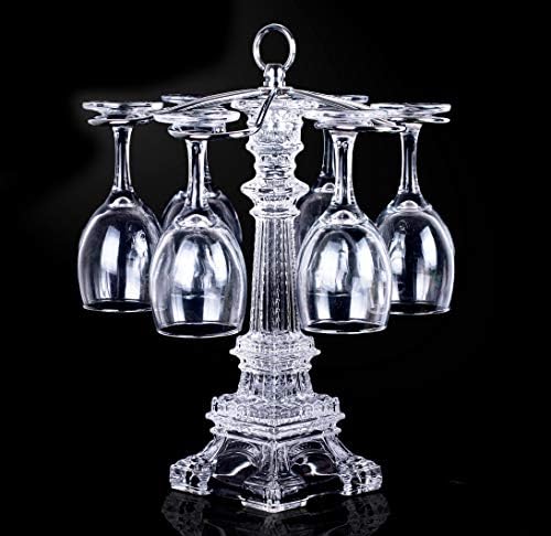 XINDAM 6 Hook Eiffel Tower Glass Stemware Rack