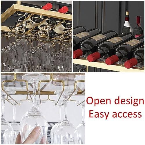 LIGUOYI Adjustable Wine Glass Rack for Kitchen and Bar