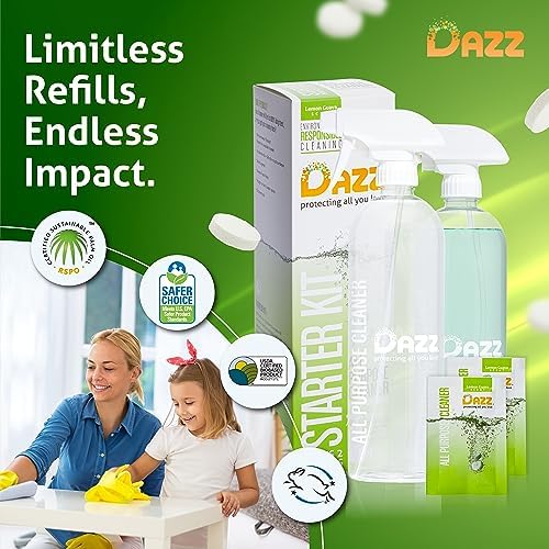 Dazz Whole House Starter Kit - 3 Bottles 6 Refills