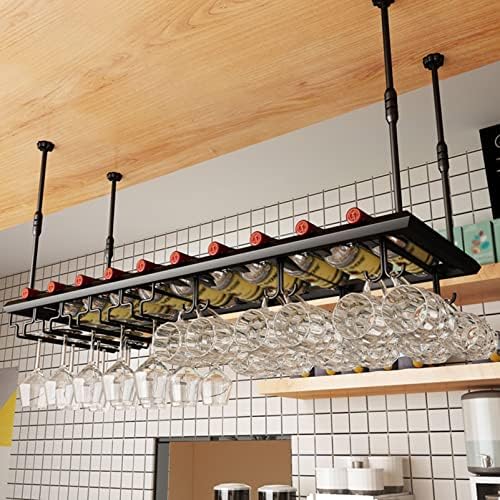 LUCEAE Adjustable 2-Layer Wine Rack for Home Kitchen and Bar