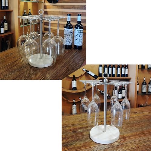 GZILA 12 Glass Wine Holder with Marble Base