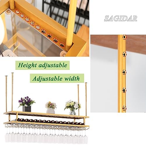 SAGIDAR Ceiling Wine Glass Rack Holder
