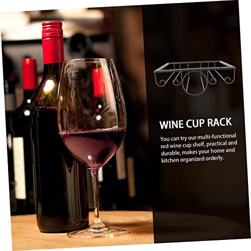 Zerodeko Hanging Wine Glass Rack Iron Holder Sturdy and Stylish