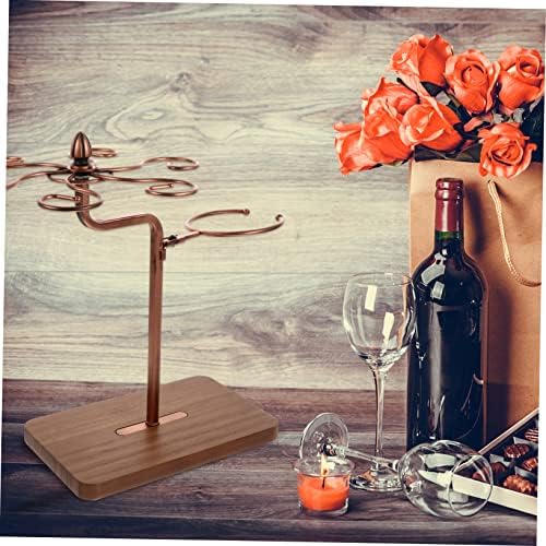 1pc Freestanding Wine Glass Rack for Home and Party Use 1
