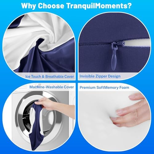 TranquilMoments Heart-Shaped Leg Pillow for Side Sleepers
