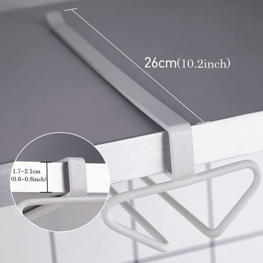 Portable Wine Glass Rack for Cabinet 2cm White Half Rows