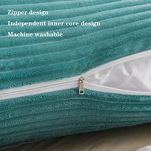 ZZYK Wedge Headboard Cushion with Removable Cover 354 Inch