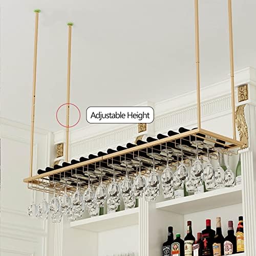 Suuim Metal Wine Glass Bottle Holder