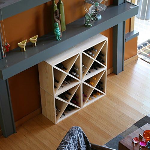 Creekside 24 Bottle Wine Cubes Set of 2 12 Deep Pine 1