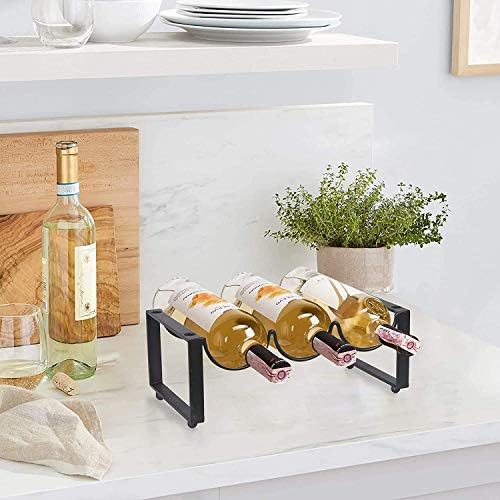 BOCbco Modern Simple Nesting Wine Racks for 3 or 6 Bottles