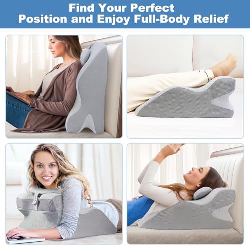 RQUXMT Face Down Prone Pillow - Ergonomic Support Wedge