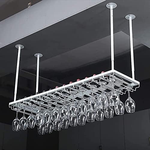 Adjustable Height Wall-Mounted Wine Rack for Kitchen Bars