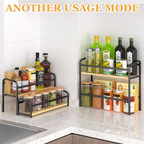 12 Bottle Coffee Syrup Rack 3 Tier with Magnetic Installation