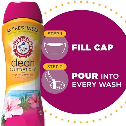 Arm Hammer In-Wash Scent Booster Tropical Paradise Pack of 4