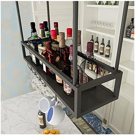 ALDEPO Upside Down Wine Rack - Space-Saving Ceiling Storage