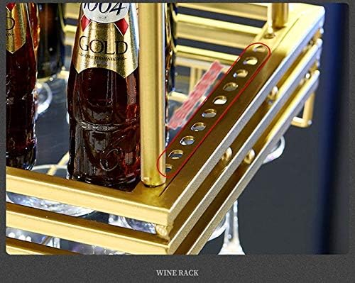 LUCEAE Wall-Mounted Wine Rack for Bar or Kitchen