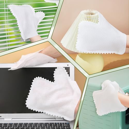 Betinyar 50pcs Multi-Purpose Washable Dusting Gloves