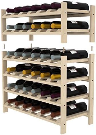 Creekside 12 Bottle Wine Shelves Pine