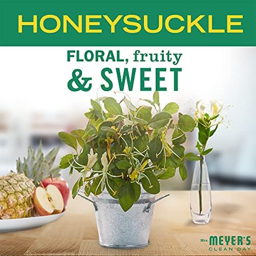 Mrs Meyers Clean Day Liquid Dish Soap Refill Honeysuckle 48 fl oz