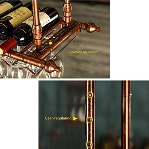 LUCEAE Adjustable Height Wall Wine Rack