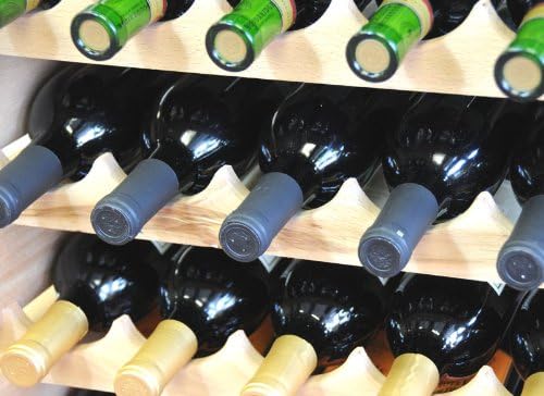 Wine Rack Wood - 48 Bottles Modular Storage