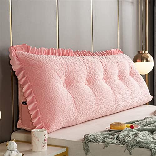 ZZYK Large Velvet Reading Pillow 70 Pink