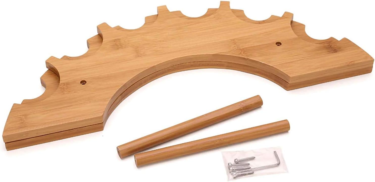 BOCbco Hoyx Wine Rack - Bamboo Storage for 6 Bottles
