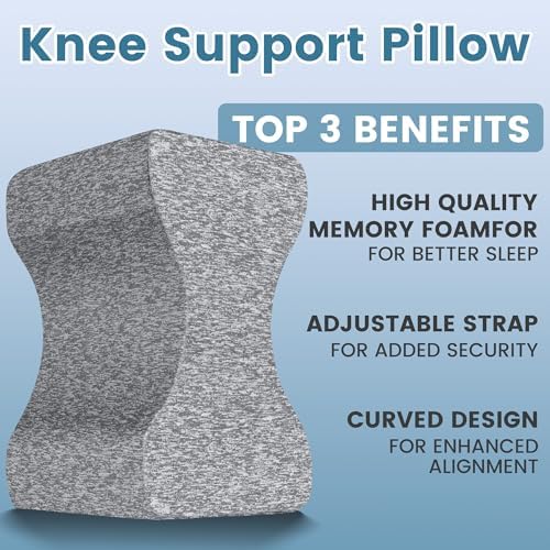 UJPFEO Knee Pillow for Side Sleepers and Pain Relief
