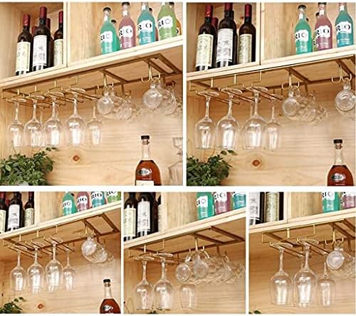 Iron Wine Glass Rack for Home Bar Kitchen