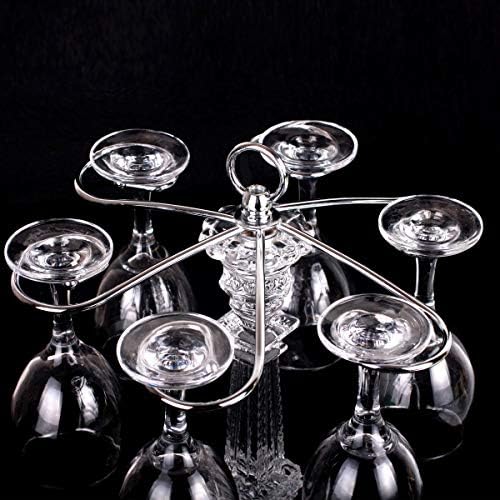 XINDAM 6 Hook Eiffel Tower Glass Stemware Rack