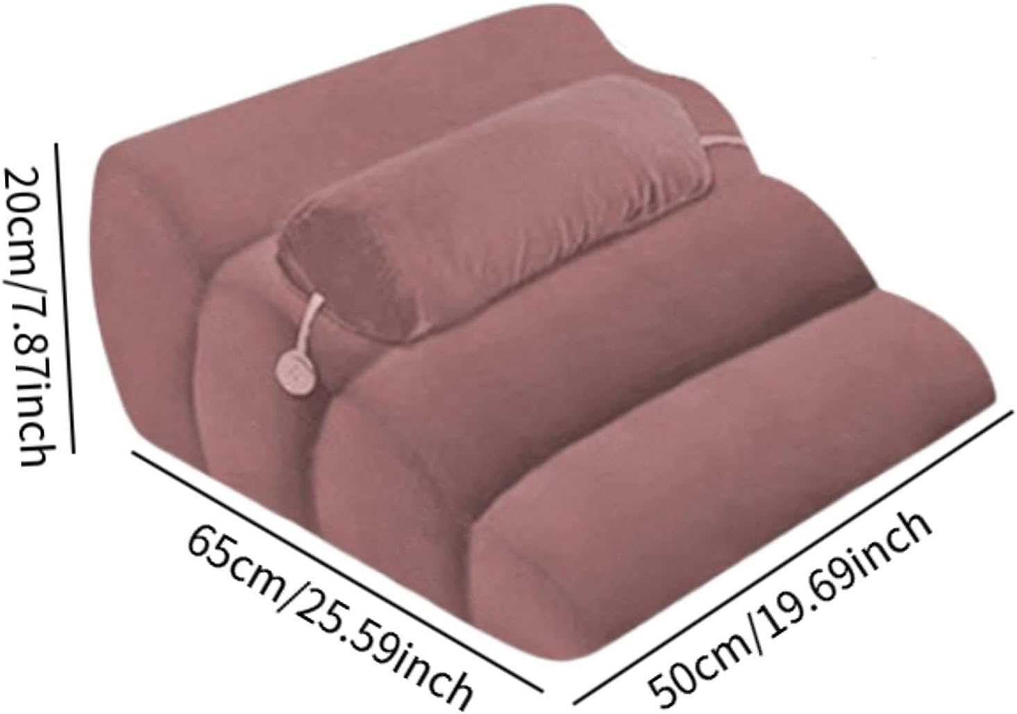 Ioensy Face Down Pillow with Leg Support - Pink