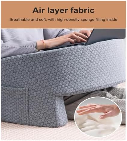 Ergonomic Reading Pillow with Large Desktop and Soft Foam Support