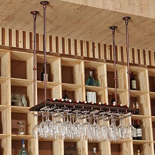 Industrial Style Wall Mounted Wine Rack Organizer