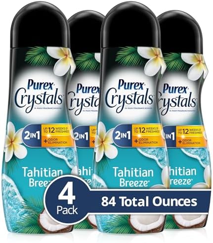 Purex Crystals Tahitian Breeze 21 Ounce Pack of 4