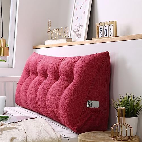 ZZYK Large Triangular Headboard Pillow with Removable Cover 1
