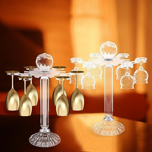 Xuthusman 6-Goblet Rotate Stemware Storage Rack