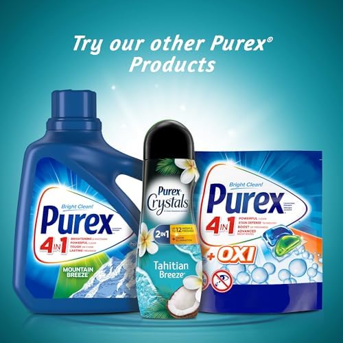 Purex Crystals Tahitian Breeze 21 Ounce Pack of 4