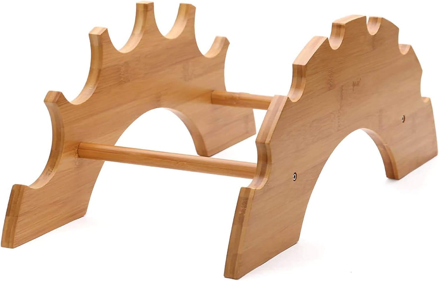 BOCbco Hoyx Wine Rack - Bamboo Storage for 6 Bottles