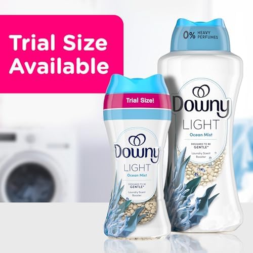 Downy Light Scent Booster Beads 24 oz Ocean Mist No Heavy Perfumes