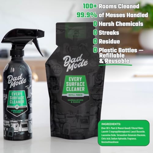 DadMode Streak-Free Surface Cleaner 16oz Aluminum Bottle