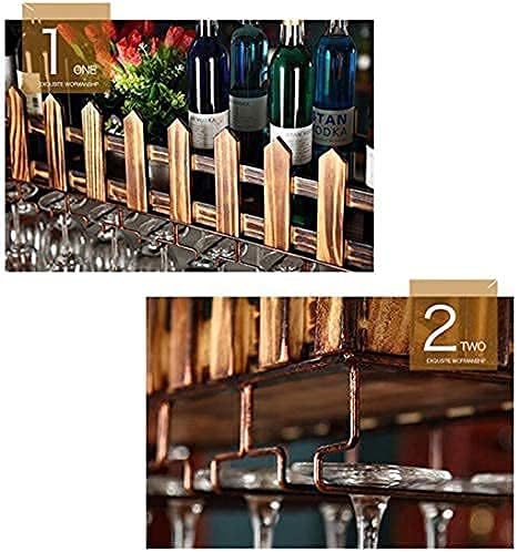 Vintage Rustic Wall-Mounted Wine Rack