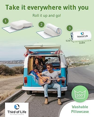Third of Life NuMOON Cervical Pillow with Aloe Vera