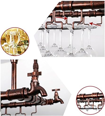 ZJDYDY Wall-Mounted Wine Rack with Double Layer