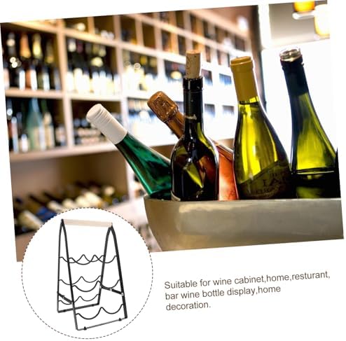 OUNONA Foldable Wine Rack for Small Spaces